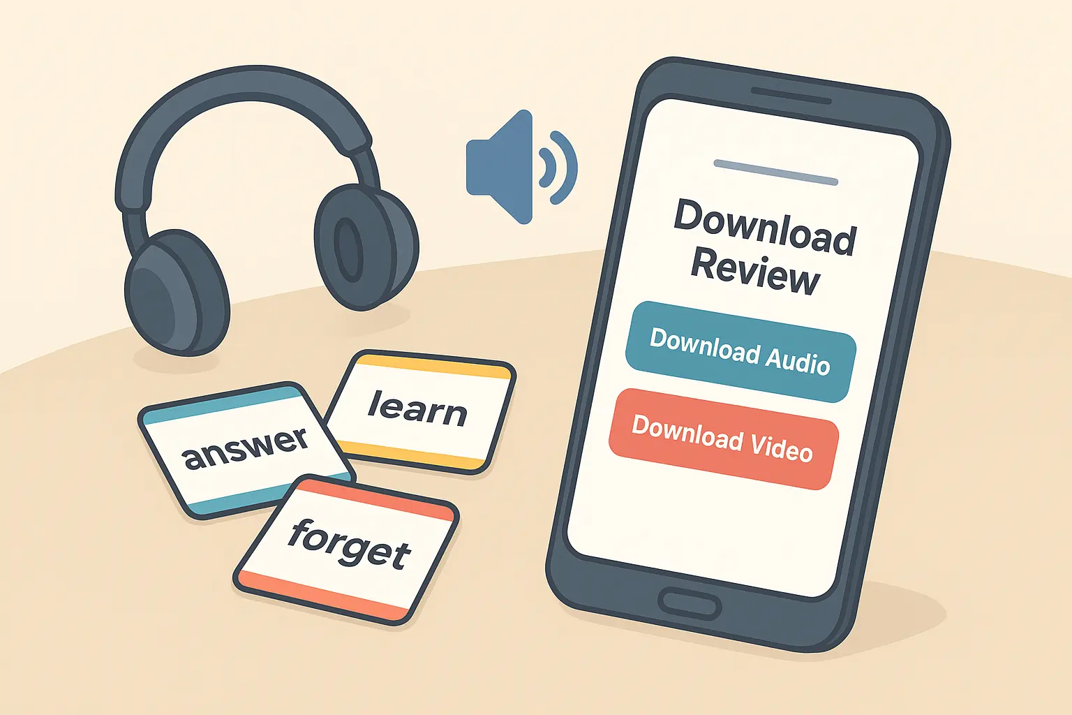 Review Smarter: Download Your Daily Audio or Video File on Quiz4Learn